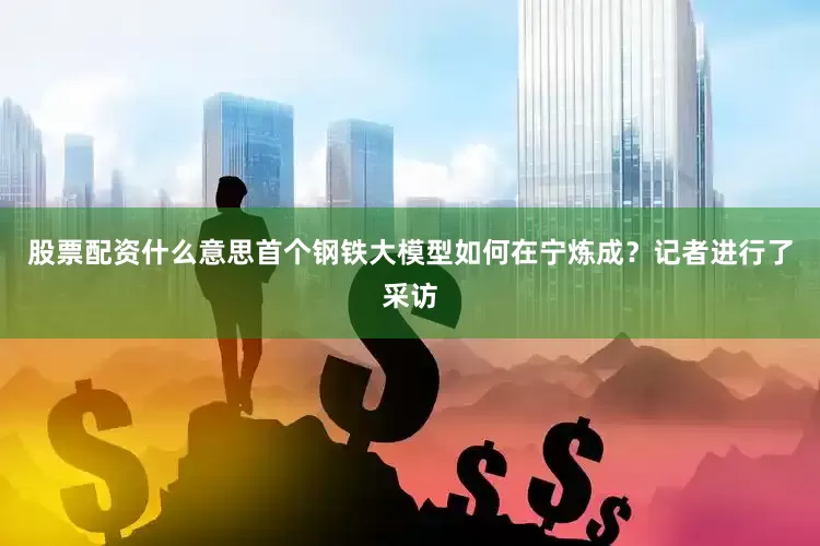 股票配资什么意思首个钢铁大模型如何在宁炼成？记者进行了采访