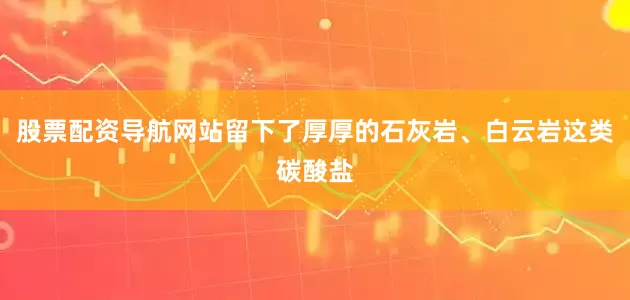 股票配资导航网站留下了厚厚的石灰岩、白云岩这类碳酸盐