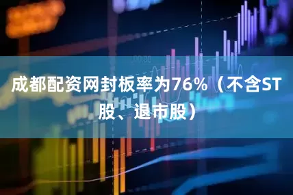 成都配资网封板率为76%（不含ST股、退市股）
